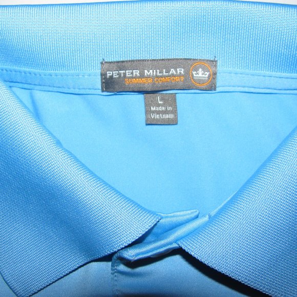 Peter Millar Summer Comfort Mens SS Golf Polo L - Picture 3 of 7